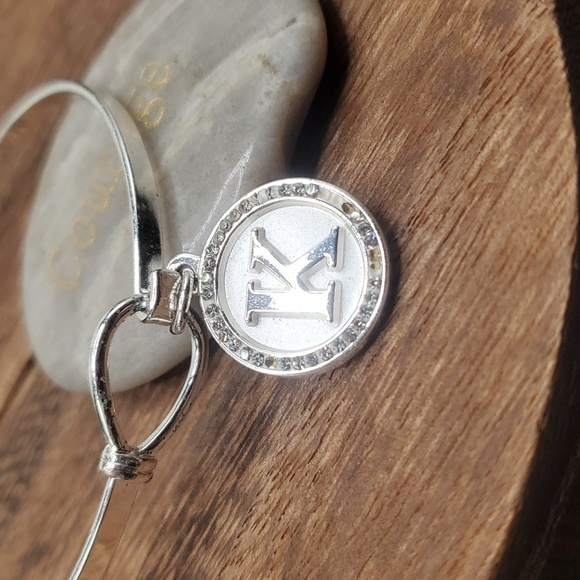 B2740 initial K customized charm bracelet - Picture 2 of 3